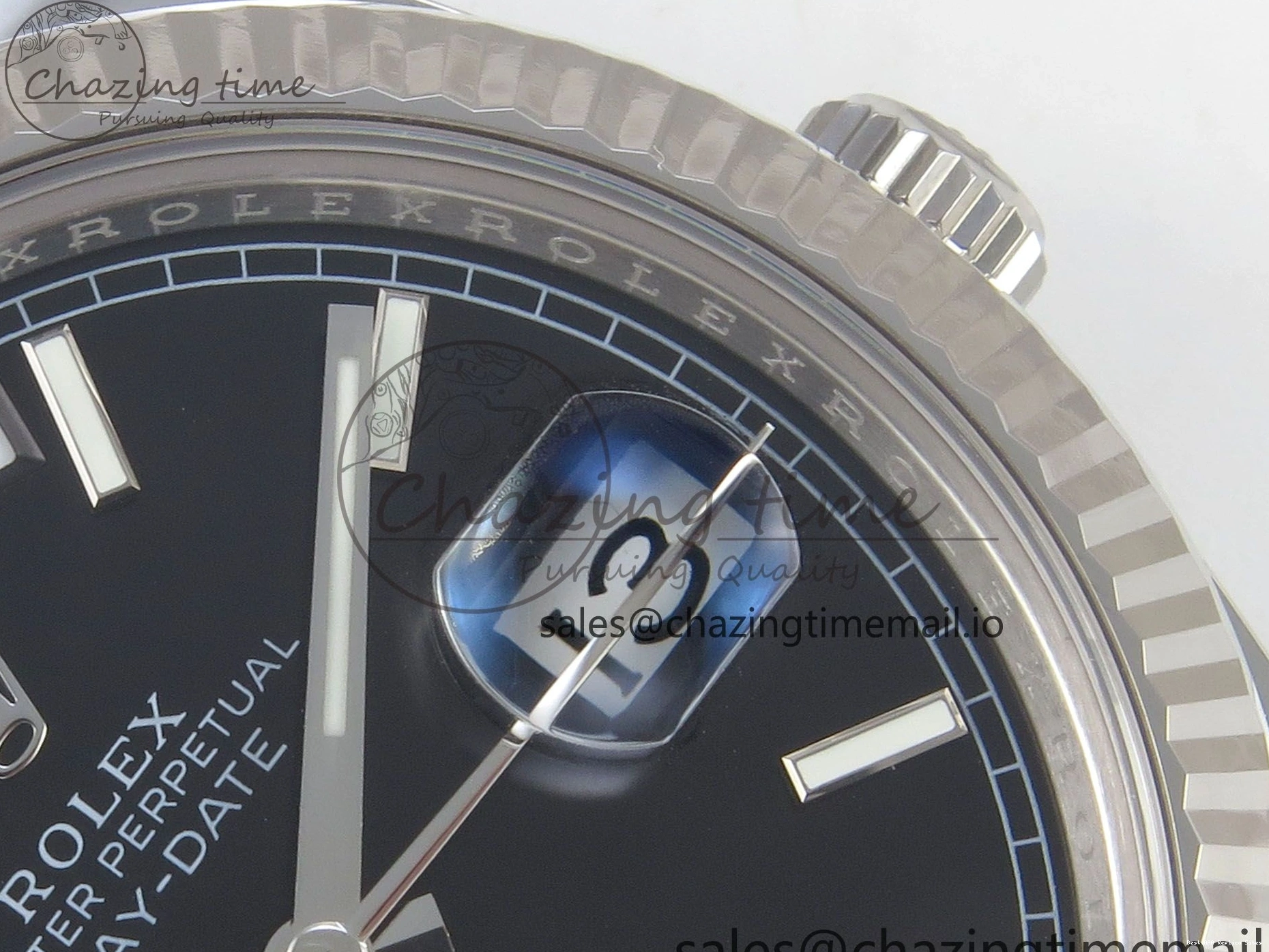 Good Copy Rolex Watches 1:1 (Gain Best Marker on Black Date Weight) Day SS V3 Bracelet Edition 40 228236 President VR3255 WellDesigned THBF Dial 268 0107